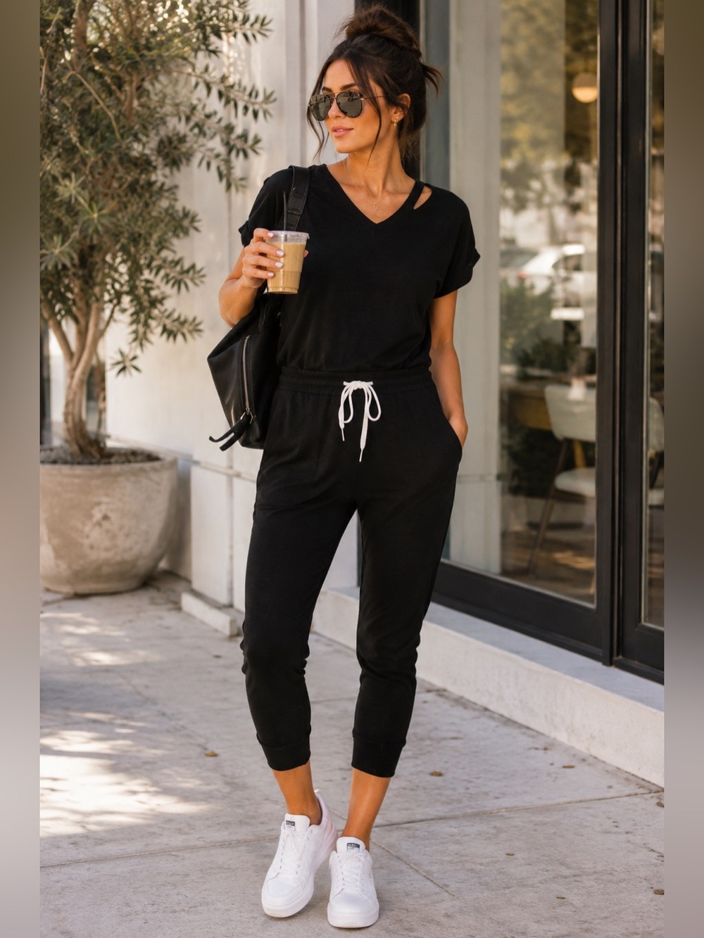n:philanthropy Space Jumpsuit size NWT Black Slub Knit NWT travel casual errands